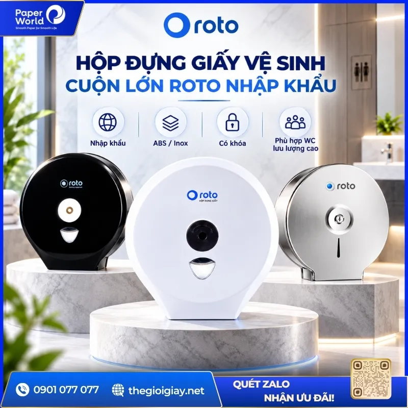 Công ty nhập khẩu hộp đựng giấy vệ sinh cuộn lớn