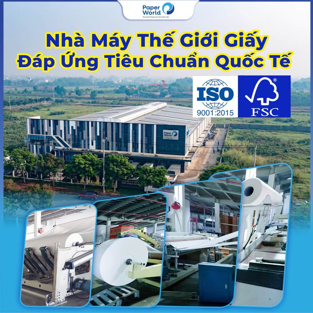 Dây chuyền sản xuất giấy ăn in logo hiện đại đẳng cấp