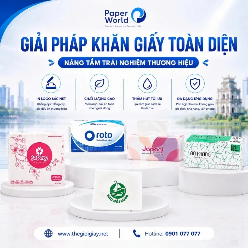 Khăn giấy Hà Nội các loại