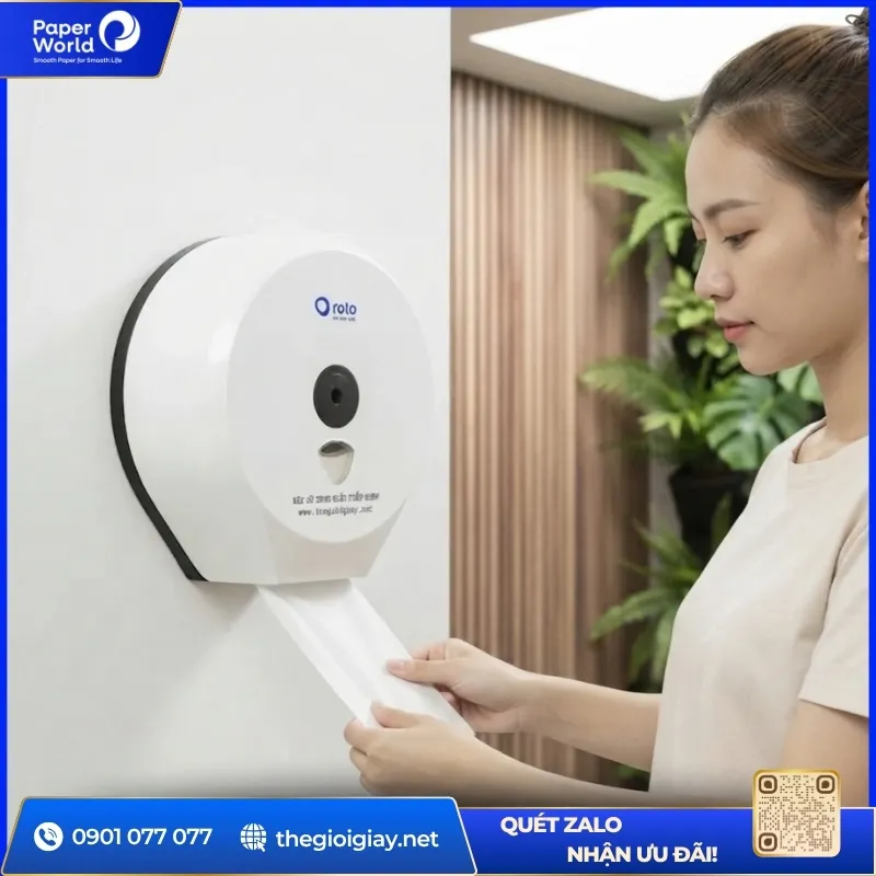 Trang bị hộp đựng giấy giúp nhân viên thực hiện nội quy nhà vệ sinh tốt hơn
