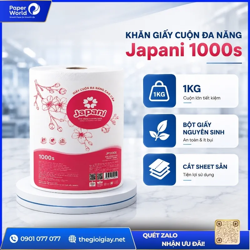 Giấy cuộn lớn đa năng Japani 1000S