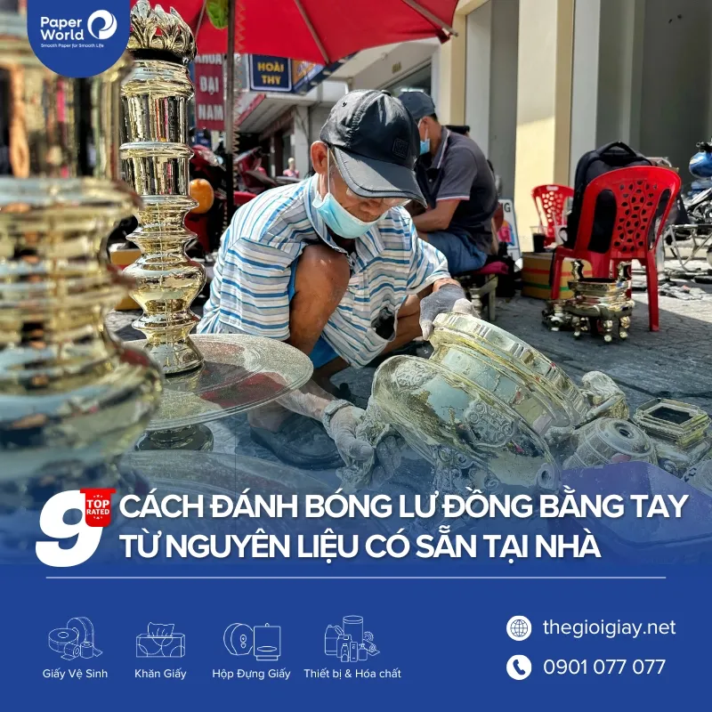 9 Cách đánh bóng lư đồng bằng tay từ nguyên liệu sẵn có tại nhà
