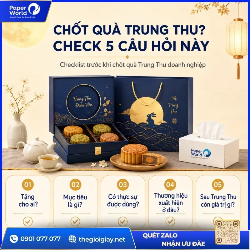 Checklist quà tặng Trung thu doanh nghiệp
