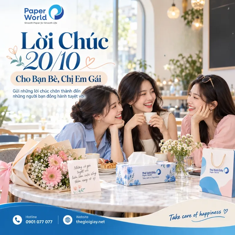 Lời chúc 20/10 cho bạn bè, chị em gái