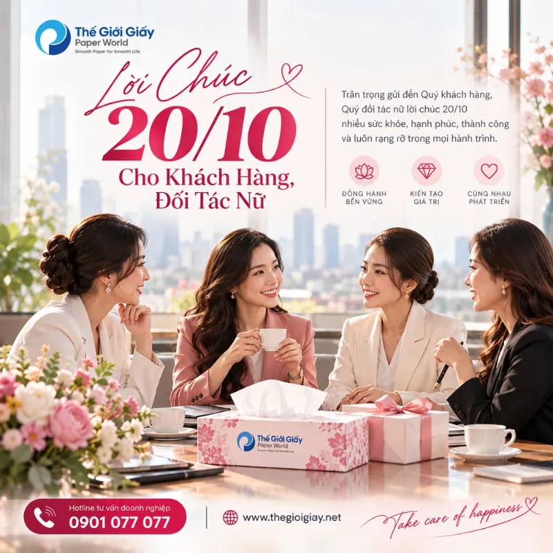 Lời chúc 20/10 cho khách hàng, đối tác