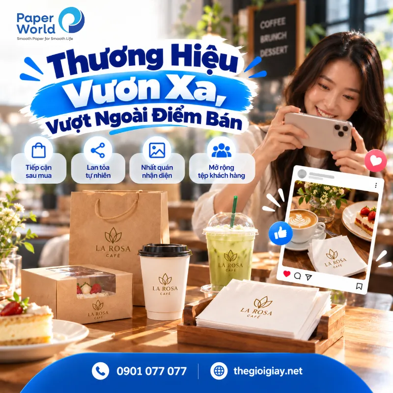 Mở rộng cơ hội quảng bá thương hiệu với khăn giấy in logo