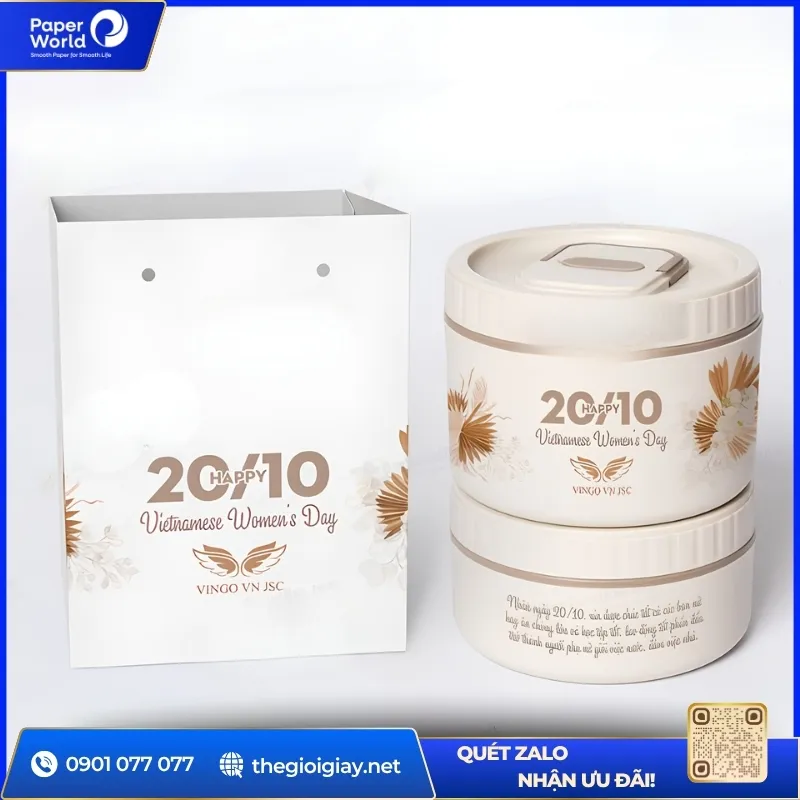 Quà tặng 20/10 hộp cơm giữ nhiệt