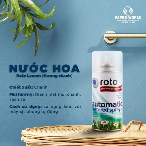 Nước hoa xịt phòng RT300 hương Chanh
