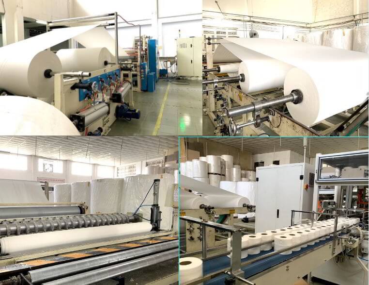 Hệ thống máy móc sản xuất giấy vệ sinh tại Thế Giới Giấy 