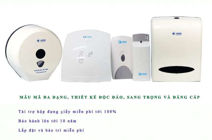 Mẫu mã hộp đựng giấy cuộn lớn cho tòa nhà