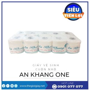 Cung cấp giấy vệ sinh cuộn nhỏ An Khang One -thegioigiay.net