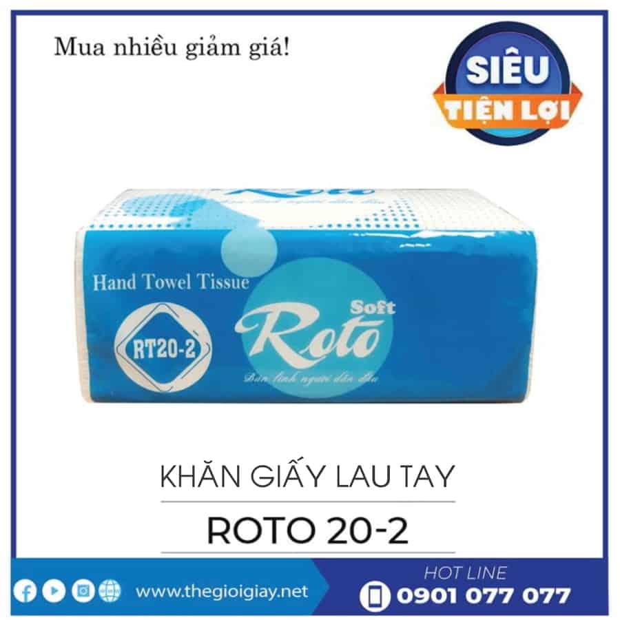 Đặc điểm của khăn giấy lau tay Roto