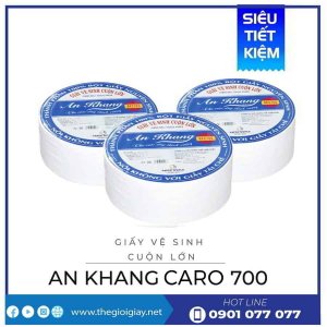 Cung cấp giấy vệ sinh cuộn lớn an khang caro700-thegioigiay.net