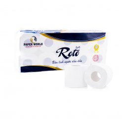 Giấy vệ sinh cuộn nhỏ Roto soft10-thegioigiay.net
