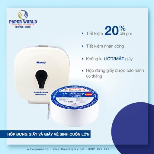 Lợi ích khi sử dụng hộp đựng giấy cuộn lớn roto1300 - thegioigiay.net