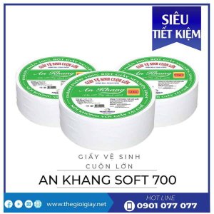 Mua giấy vệ sinh cuộn lớn an khang soft700-thegioigiay.net