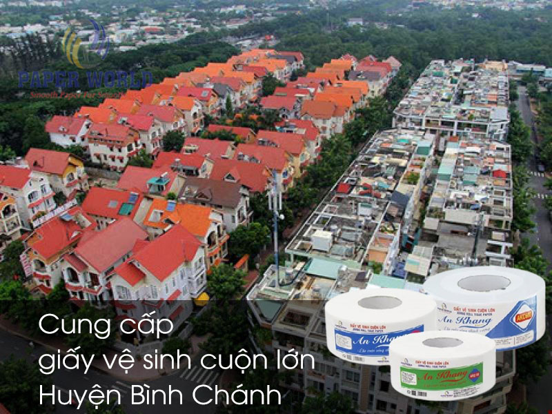 Cung cấp giấy vệ sinh cuộn lớn tại Huyện Bình Chánh