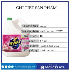 Thông tin chi tiết sản phẩm nước lau sàn can 4 lit -thegioigiay.net