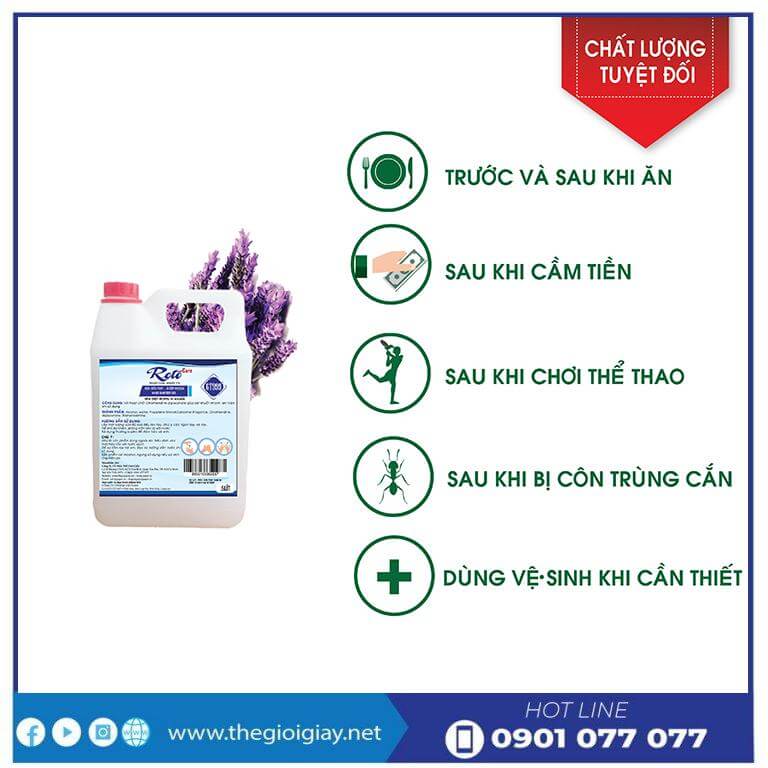 Công dụng của gel rửa tay khô diệt khuẩn GT999