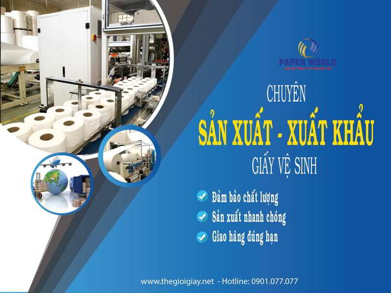 Thế Giới Giấy cung cấp giấy vệ sinh xuất khẩu