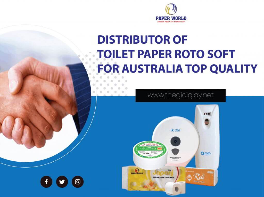 Distributor of toilet paper roto soft for australia