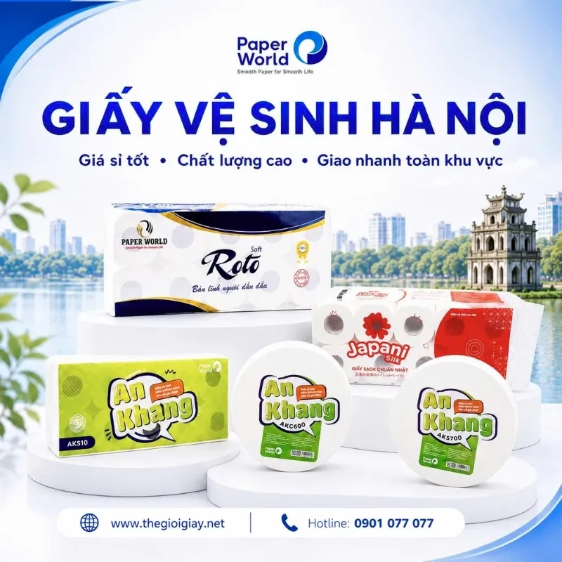 Giấy vệ sinh Hà Nội giá tốt, giao nhanh