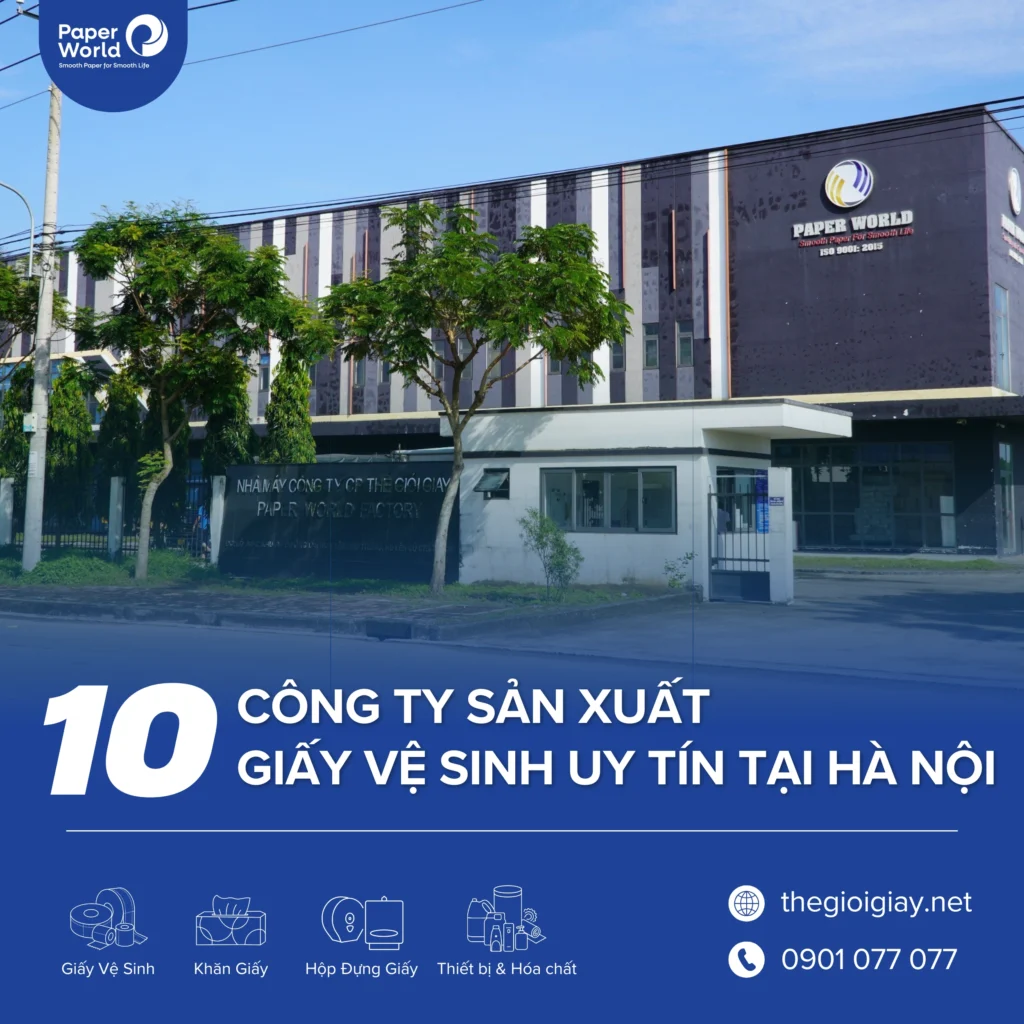 Top 10 Công ty Sản xuất Giấy vệ sinh Uy tín tại Hà Nội