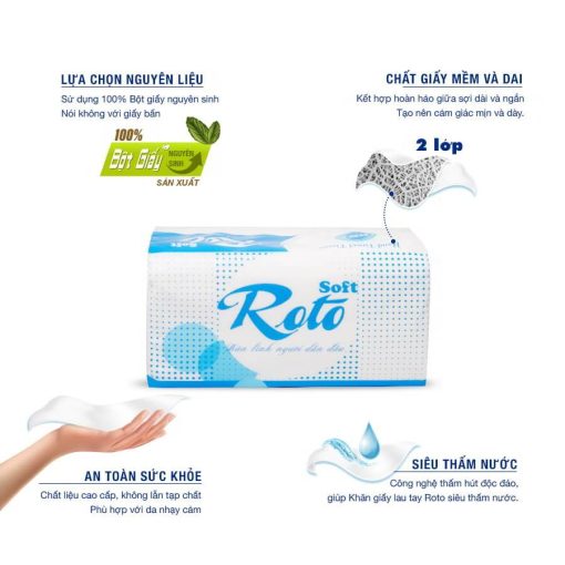Ưu điểm khăn giấy đa năng roto20-2