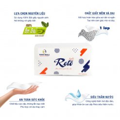 Ưu điểm Khăn giấy napkin roto soft400 siêu tiết kiệm
