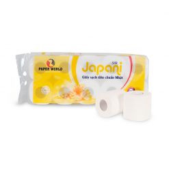 Lốc 10 cuộn giấy vệ sinh cuộn nhỏ Japani