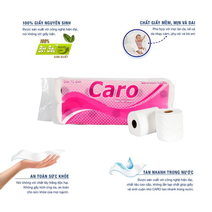 Lợi ích khi sử dụng Giấy vệ sinh Caro10