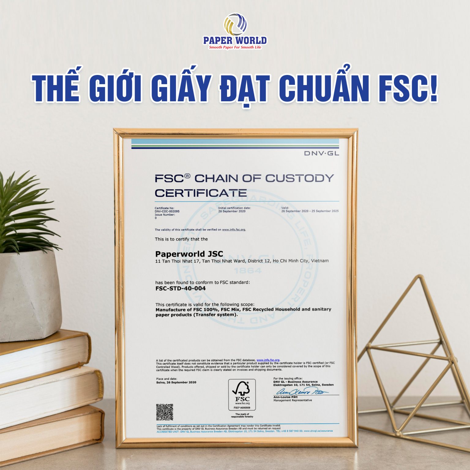 TGG đạt chuẩn FSC