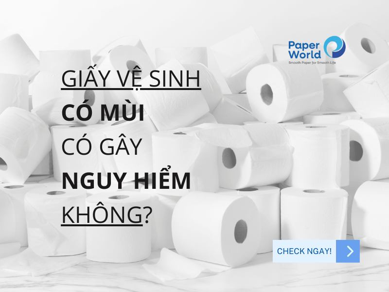 giấy vệ sinh có mùi có nguy hiểm không