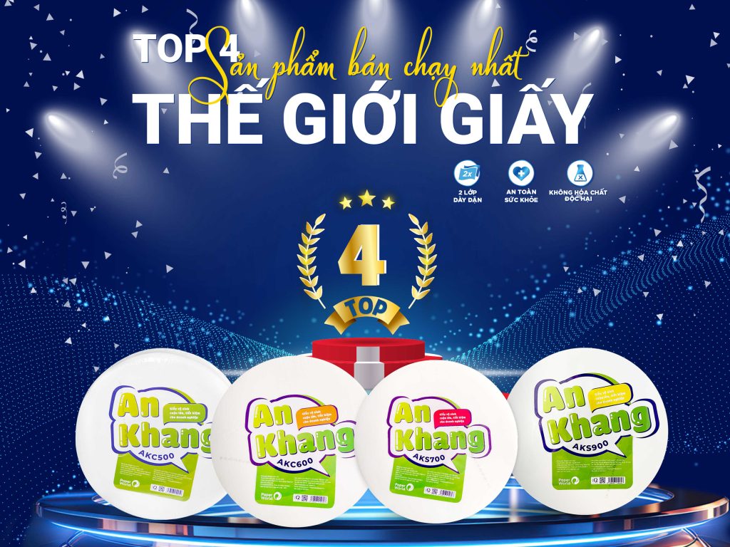 TOP 4 Sản phẩm giấy vệ sinh cuộn lớn An Khang bán chạy nhất