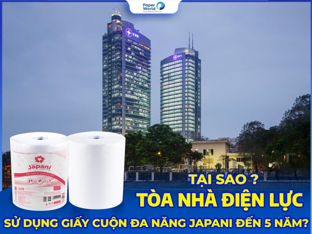 Toa nha dien luc su dung giay cuon da nang japani