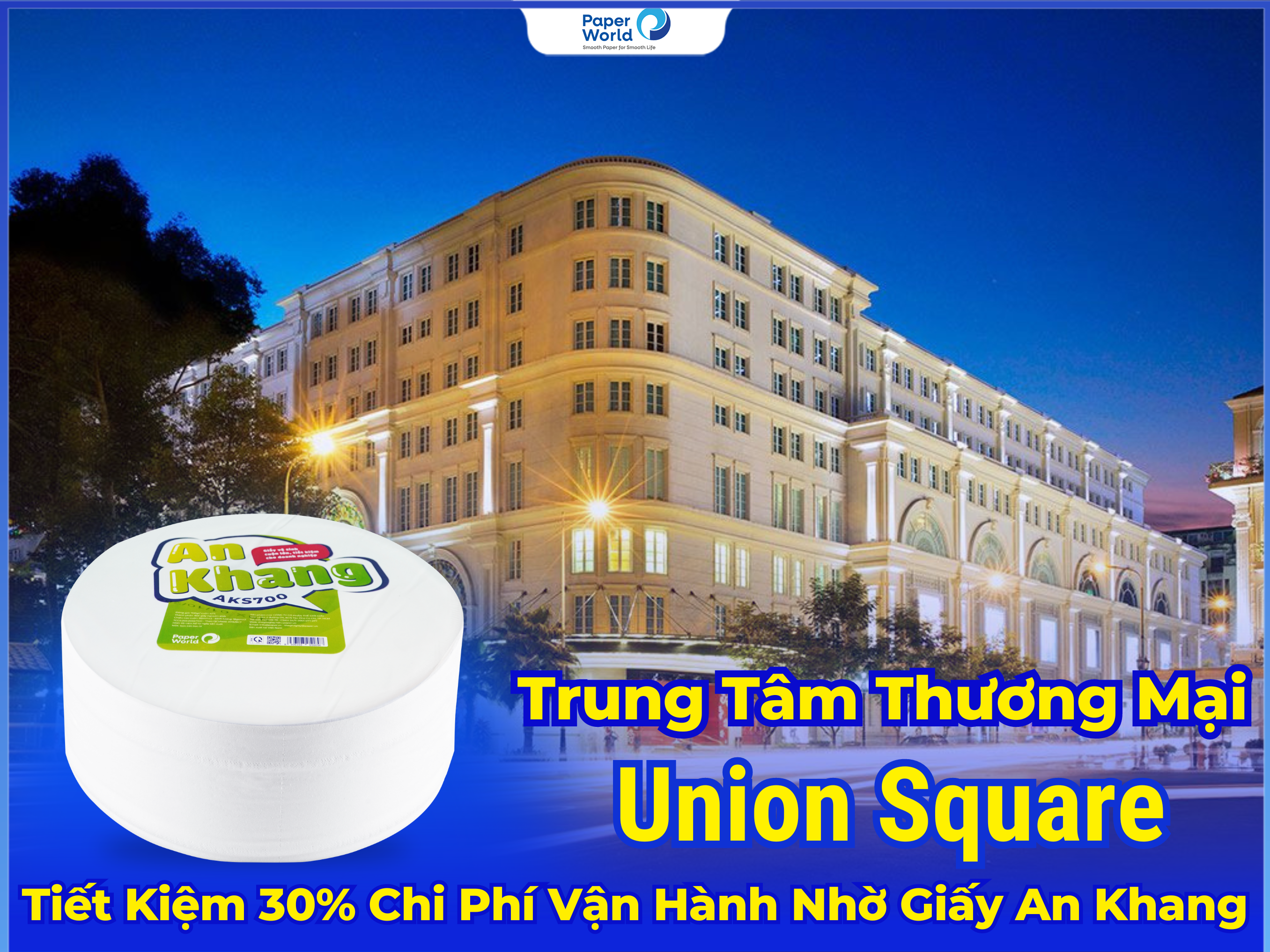 Union Square tiet kiem chi phi van hanh nho giay An Khang