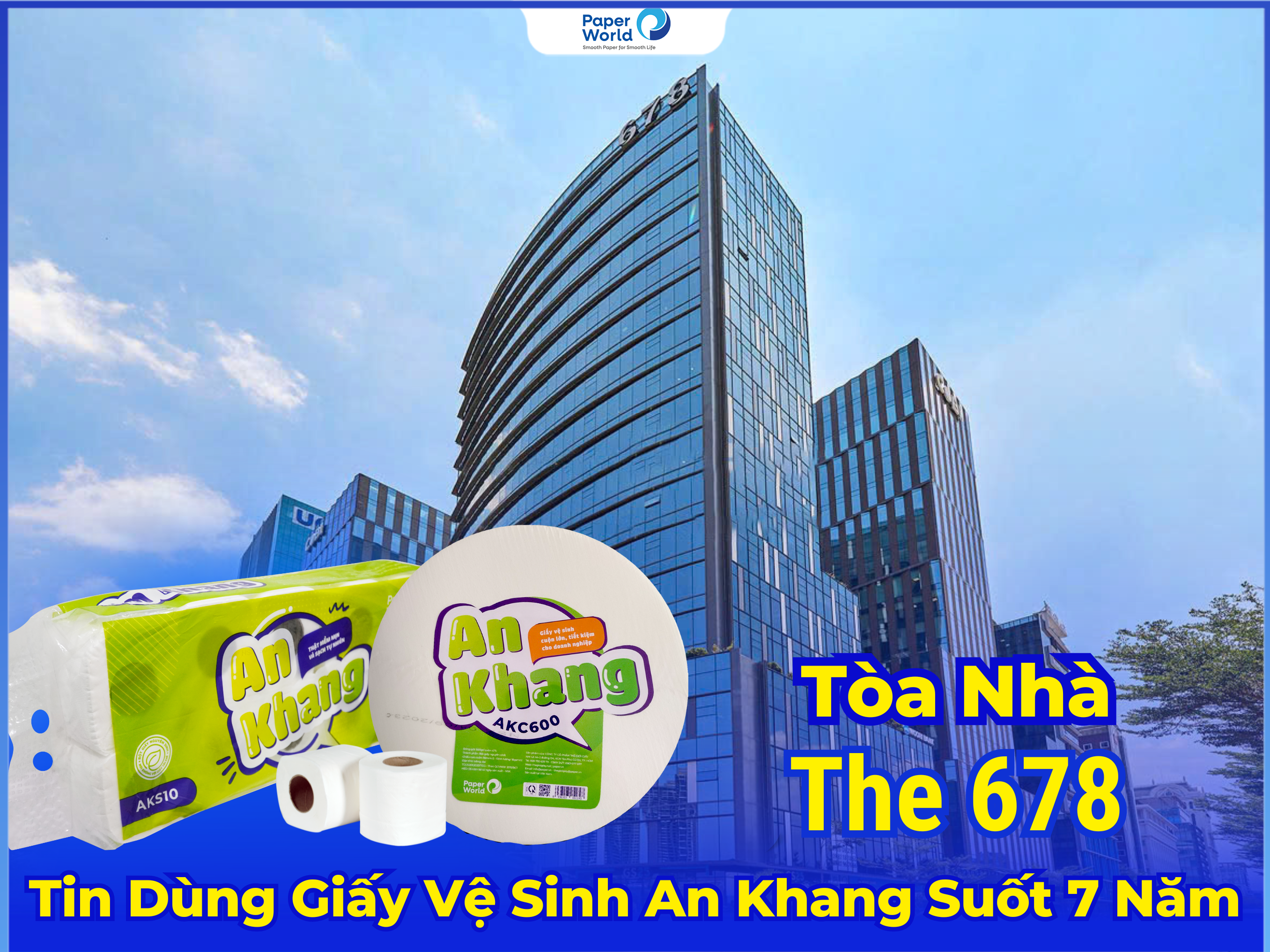 toa nha the 678 khach hang the gioi giay