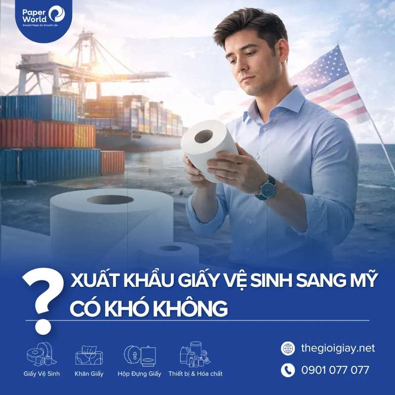 Xuất khẩu giấy vệ sinh sang Mỹ có khó không? 3 Rào cản & Giải pháp