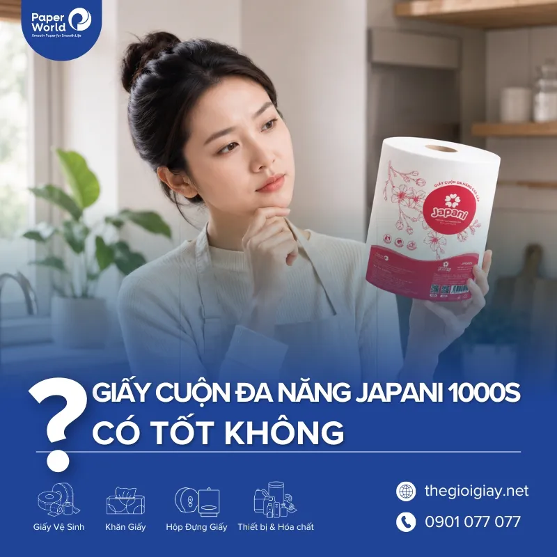 Giấy cuộn đa năng Japani 1000s có tốt không?