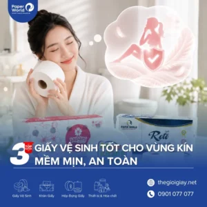 TOP giấy vệ sinh tốt cho vùng kín mềm mịn, an toàn
