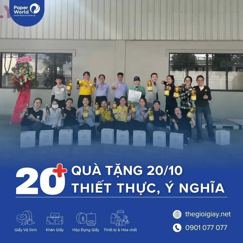 Quà tặng 10/10 cho công nhân thiết thực, ý nghĩa