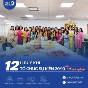 12 Lưu ý khi tổ chức sự kiện 20/10 cho doanh nghiệp